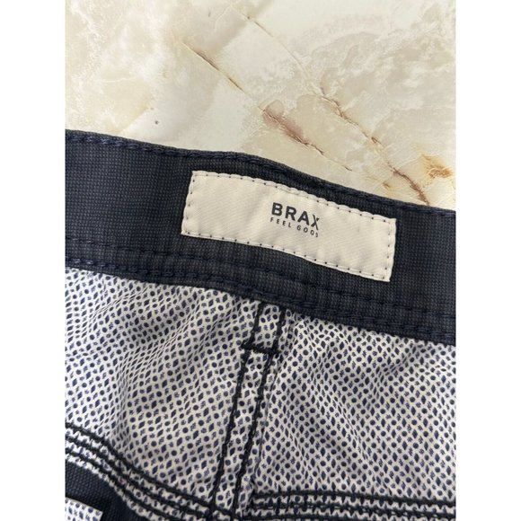 Brax feel good Navy -cooper fancy -regular fit pants Men size 36 - Picture 3 of 11